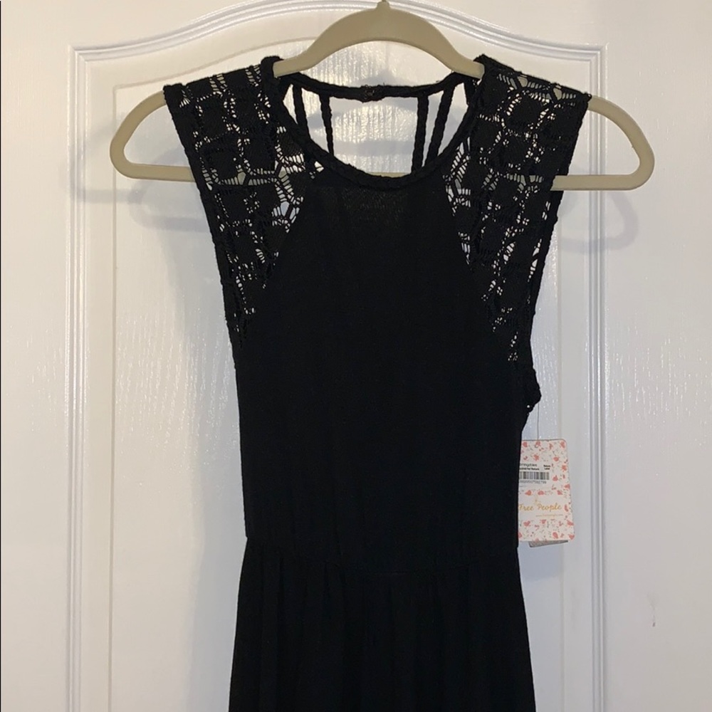 Free People Black Asymmetrical Dress - Picture 4 of 7
